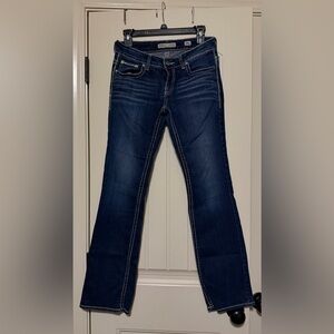 BKE Women's Dark Blue Boot Cut Jeans